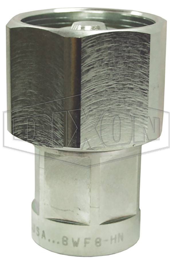 DQC W-Series Wingstyle Interchange Hex-Nut Female Coupler